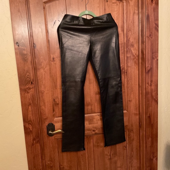 Manigance Paris Black Leather (front) size 42french (size 10 US) - Picture 1 of 4